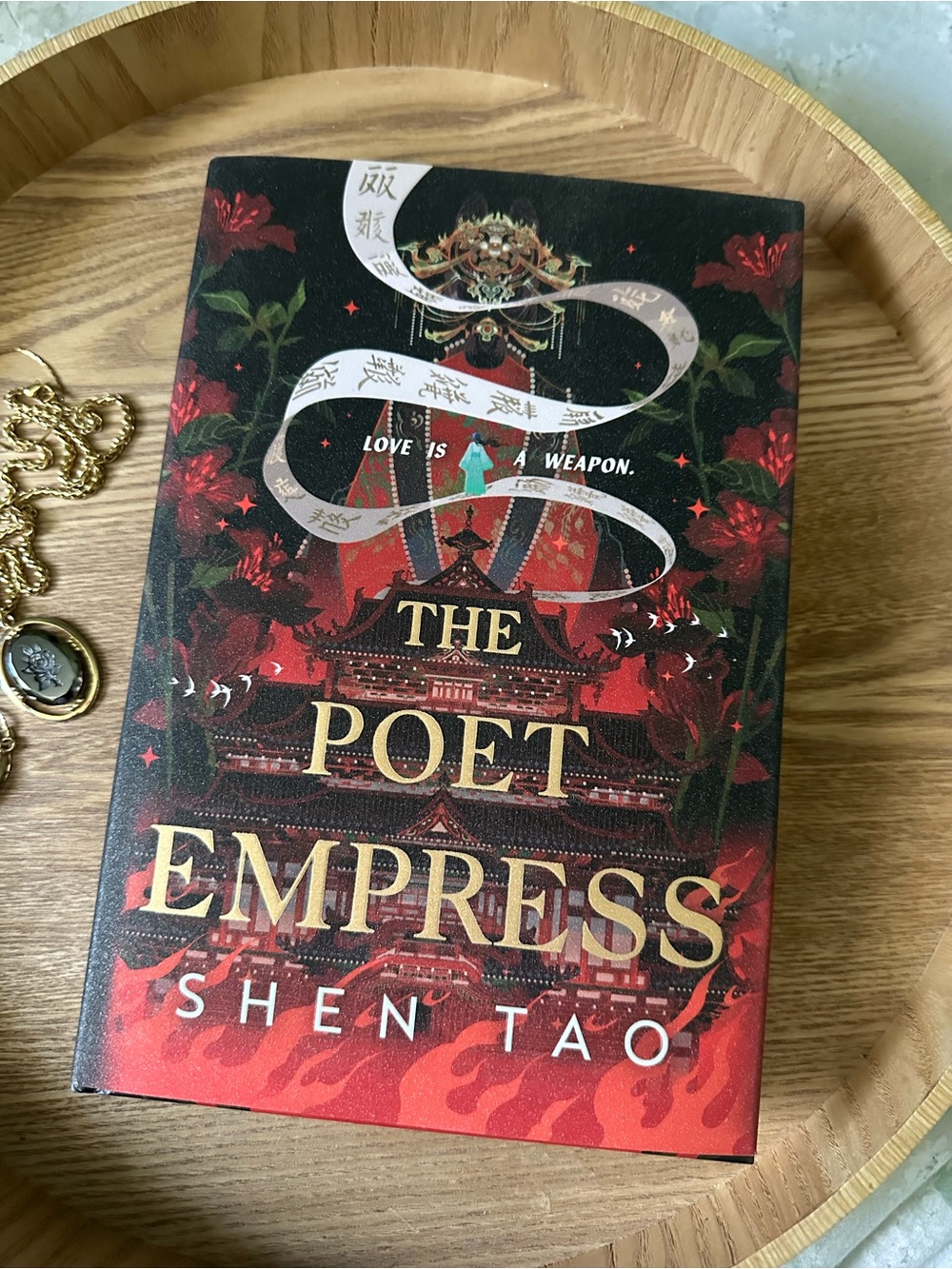 The Poet Empress by Shen Tao - Decorative Red & Black Hardcover